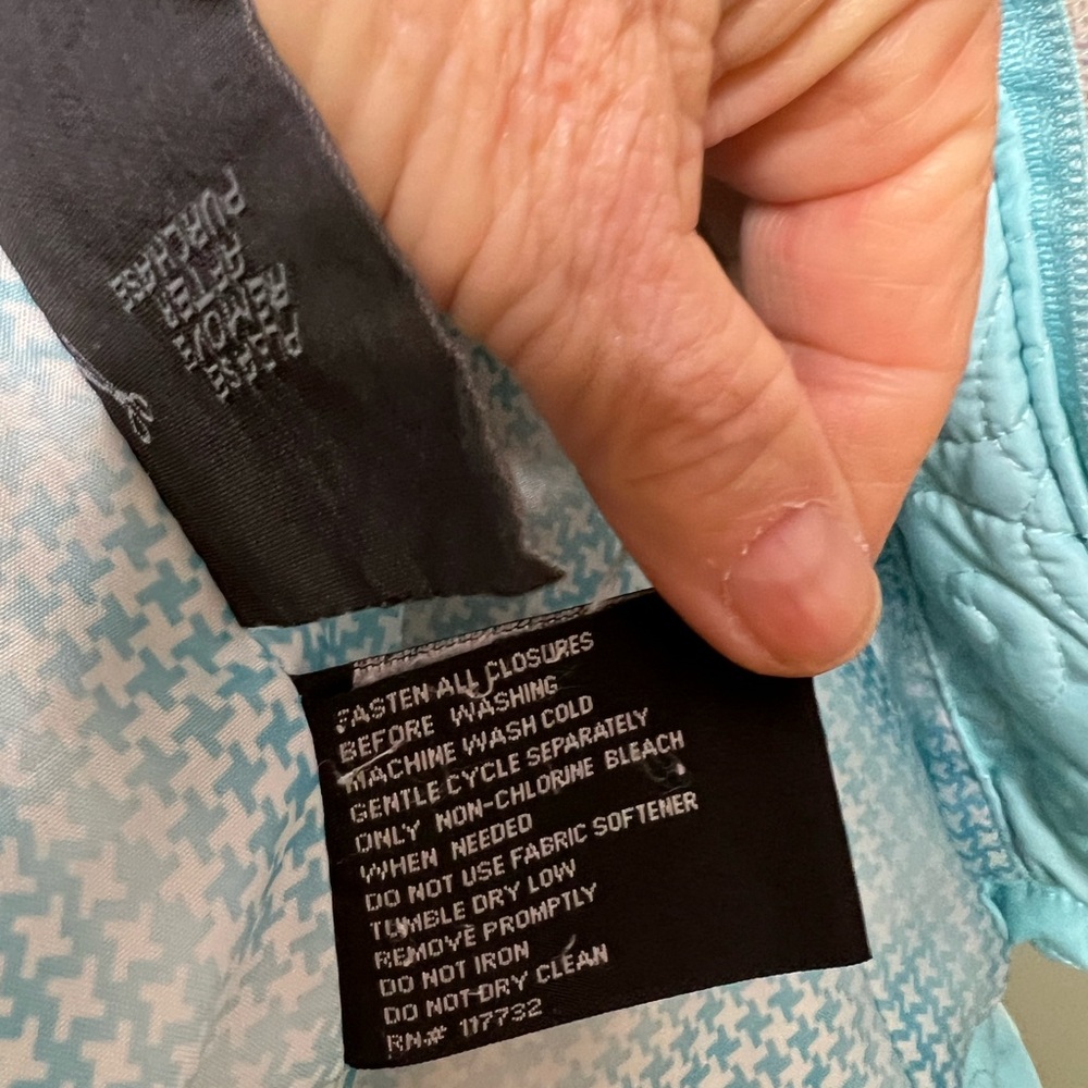 ZeroXposur |S|Blue Puffer Jacket with Quilted Design - Picture 4 of 6